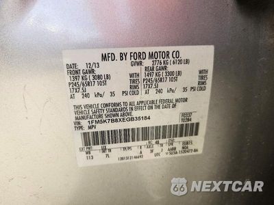 Zdjęcie 13 z 13 samochodu: 2014 FORD EXPLORER VIN:1FM5K7B8XEGB35184 - miniatura
