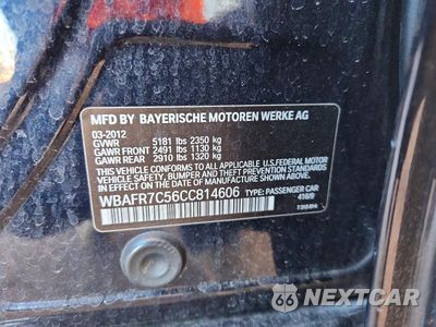 Zdjęcie 12 z 12 samochodu: 2012 BMW 535 I VIN:WBAFR7C56CC814606 - miniatura