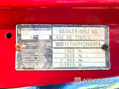 Zdjęcie 10 z 10 samochodu: 1980 MERCEDES-BENZ 380SL VIN:WDB10704512000301 - miniatura