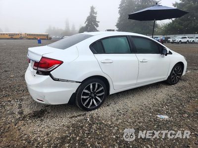 Trzecie zdjęcie samochodu z tyłu: 2015 HONDA CIVIC EXL VIN:19XFB2F95FE214021 - miniatura