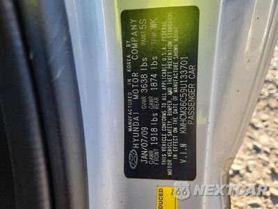 Zdjęcie 12 z 12 samochodu: 2009 HYUNDAI ACCENT GS VIN:KMHCM36C59U133701 - miniatura