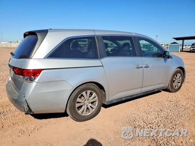 Trzecie zdjęcie samochodu z tyłu: 2014 HONDA ODYSSEY EXL VIN:5FNRL5H62EB053246 - miniatura