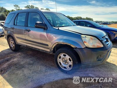 Czwarte zdjęcie samochodu z boku: 2006 HONDA CR-V LX VIN:SHSRD68556U403313 - miniatura