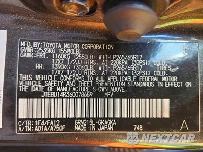 Zdjęcie 13 z 13 samochodu: 2006 TOYOTA 4RUNNER SR5 VIN:JTEBU14R360078689 - miniatura