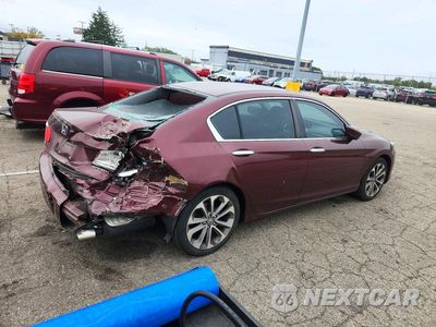 Trzecie zdjęcie samochodu z tyłu: 2013 HONDA ACCORD SPORT VIN:1HGCR2F5XDA176007 - miniatura
