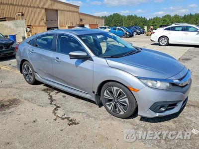 Czwarte zdjęcie samochodu z boku: 2017 HONDA CIVIC EX VIN:19XFC1F39HE007640 - miniatura