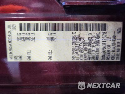 Zdjęcie 12 z 12 samochodu: 2010 NISSAN MAXIMA 3.5 S VIN:1N4AA5AP6AC812578 - miniatura