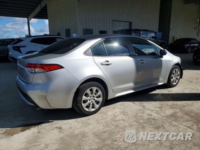 Trzecie zdjęcie samochodu z tyłu: 2020 TOYOTA COROLLA LE VIN:JTDEPRAE1LJ101207 - miniatura