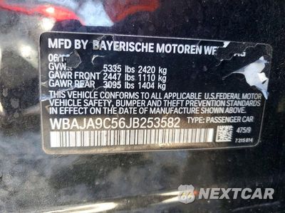 Zdjęcie 13 z 13 samochodu: 2018 BMW 530E VIN:WBAJA9C56JB253582 - miniatura