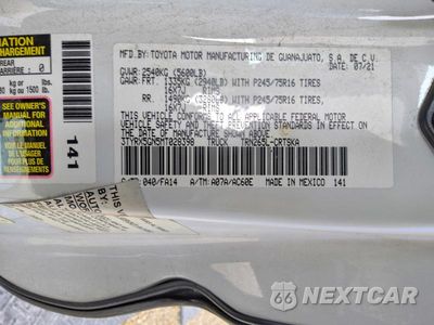 Zdjęcie 12 z 13 samochodu: 2021 TOYOTA TACOMA SR VIN:3TYRX5GN5MT028398 - miniatura