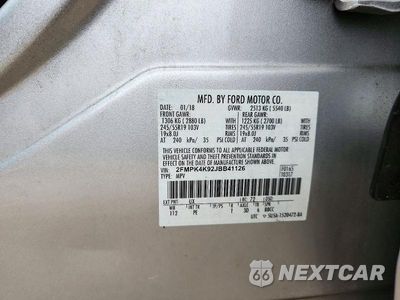 Zdjęcie 13 z 13 samochodu: 2018 FORD EDGE TITANIUM VIN:2FMPK4K92JBB41126 - miniatura
