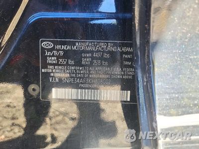 Zdjęcie 13 z 13 samochodu: 2019 HYUNDAI SONATA LIMITED VIN:5NPE34AF3KH808002 - miniatura
