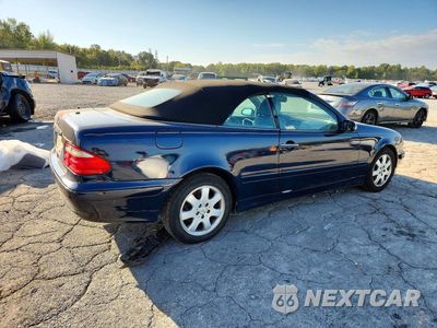 Trzecie zdjęcie samochodu z tyłu: 2003 MERCEDES-BENZ CLK 320 VIN:WDBLK65G63T140667 - miniatura