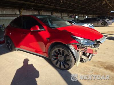 Czwarte zdjęcie samochodu z boku: 2023 TESLA MODEL Y VIN:7SAYGDEF7PF711163 - miniatura