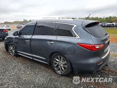 Drugie zdjęcie samochodu z przodu: 2014 INFINITI QX60 BASE VIN:5N1AL0MM8EC504922 - miniatura