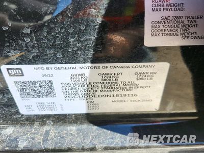 Zdjęcie 12 z 12 samochodu: 2022 CHEVROLET SILVERADO K1500 LT VIN:2GCUDDED9N1519116 - miniatura