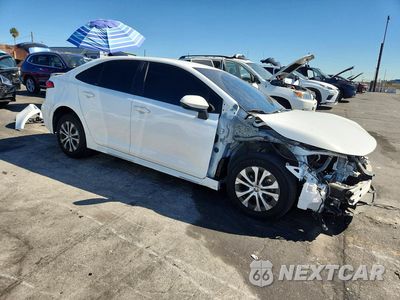 Czwarte zdjęcie samochodu z boku: 2021 TOYOTA COROLLA LE VIN:JTDEAMDE2MJ008875 - miniatura