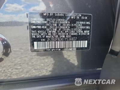 Zdjęcie 13 z 13 samochodu: 2026 SUBARU OUTBACK PREMIUM VIN:JF2BUPAD4TY534407 - miniatura
