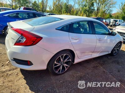 Trzecie zdjęcie samochodu z tyłu: 2019 HONDA CIVIC SPORT VIN:2HGFC2F86KH602153 - miniatura