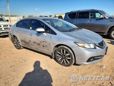 Czwarte zdjęcie samochodu z boku: 2014 HONDA CIVIC EXL VIN:19XFB2F97EE027572 - miniatura