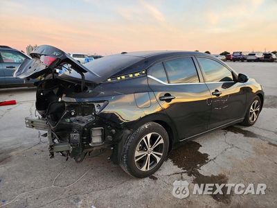 Trzecie zdjęcie samochodu z tyłu: 2021 NISSAN SENTRA SV VIN:3N1AB8CV4MY249193 - miniatura