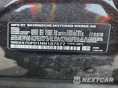 Zdjęcie 13 z 13 samochodu: 2022 BMW X3 SDRIVE30I VIN:WBX47DP01NN187577 - miniatura