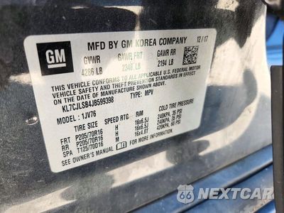 Zdjęcie 13 z 13 samochodu: 2018 CHEVROLET TRAX 1LT VIN:KL7CJLSB4JB599398 - miniatura