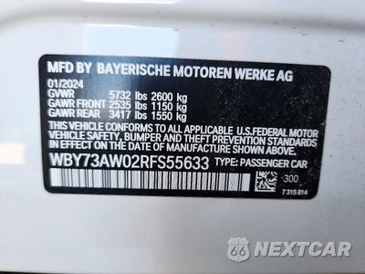 Zdjęcie 12 z 12 samochodu: 2024 BMW I4 EDRIVE 40 VIN:WBY73AW02RFS55633 - miniatura