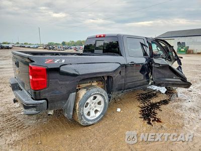Trzecie zdjęcie samochodu z tyłu: 2018 CHEVROLET SILVERADO K1500 LT VIN:3GCUKREC9JG460211 - miniatura