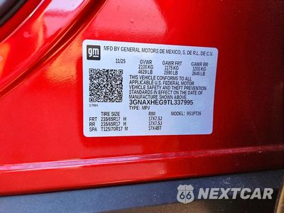 Zdjęcie 13 z 13 samochodu: 2026 CHEVROLET EQUINOX LT VIN:3GNAXHEG9TL337995 - miniatura