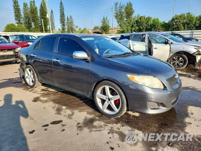 Czwarte zdjęcie samochodu z boku: 2010 TOYOTA COROLLA BASE VIN:2T1BU4EE3AC459491 - miniatura