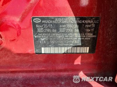 Zdjęcie 12 z 12 samochodu: 2016 HYUNDAI ELANTRA SE VIN:5NPDH4AE0GH791302 - miniatura