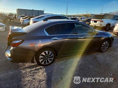 Trzecie zdjęcie samochodu z tyłu: 2017 HONDA ACCORD TOURING HYBRID VIN:JHMCR6F76HC020109 - miniatura