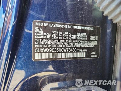 Zdjęcie 13 z 13 samochodu: 2017 BMW X3 XDRIVE28I VIN:5UXWX9C35H0W78480 - miniatura