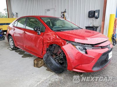 Czwarte zdjęcie samochodu z boku: 2020 TOYOTA COROLLA LE VIN:JTDEPRAE5LJ039116 - miniatura