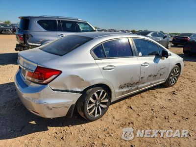 Trzecie zdjęcie samochodu z tyłu: 2014 HONDA CIVIC EXL VIN:19XFB2F97EE027572 - miniatura