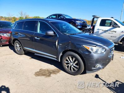 Czwarte zdjęcie samochodu z boku: 2014 INFINITI QX60 BASE VIN:5N1AL0MM8EC533840 - miniatura