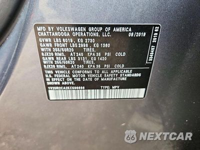 Zdjęcie 13 z 13 samochodu: 2019 VOLKSWAGEN ATLAS SE VIN:1V2UR2CA2KC596686 - miniatura
