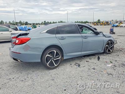 Trzecie zdjęcie samochodu z tyłu: 2021 HONDA ACCORD SPORT SE VIN:1HGCV1F42MA088601 - miniatura