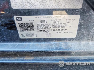 Zdjęcie 12 z 12 samochodu: 2020 CHEVROLET SILVERADO K1500 RST VIN:1GCUYEED1LZ223909 - miniatura