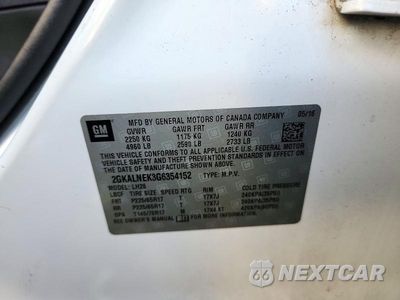 Zdjęcie 13 z 13 samochodu: 2016 GMC TERRAIN SLE VIN:2GKALNEK3G6354152 - miniatura