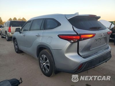 Drugie zdjęcie samochodu z przodu: 2021 TOYOTA HIGHLANDER XLE VIN:5TDGZRBHXMS149448 - miniatura
