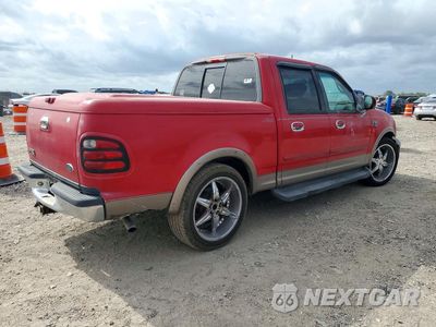 Trzecie zdjęcie samochodu z tyłu: 2001 FORD F150 SUPERCREW VIN:1FTRW07L51KC43136 - miniatura