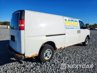 Trzecie zdjęcie samochodu z tyłu: 2009 CHEVROLET EXPRESS G2500 DELIVERY VAN VIN:1GCGG29C391170380 - miniatura