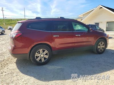 Trzecie zdjęcie samochodu z tyłu: 2016 CHEVROLET TRAVERSE LT VIN:1GNKVHKD8GJ245777 - miniatura