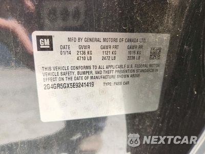 Zdjęcie 12 z 12 samochodu: 2014 BUICK REGAL PREMIUM VIN:2G4GR5GX5E9241419 - miniatura