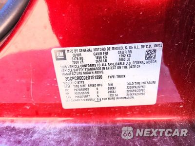 Zdjęcie 12 z 12 samochodu: 2014 CHEVROLET SILVERADO C1500 LT VIN:3GCPCREC9EG151290 - miniatura
