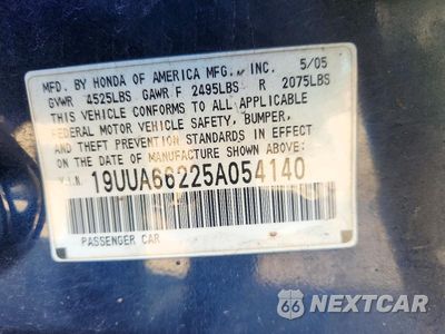 Zdjęcie 12 z 12 samochodu: 2005 ACURA TL VIN:19UUA66225A054140 - miniatura