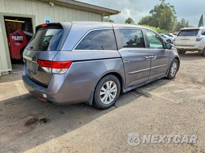 Trzecie zdjęcie samochodu z tyłu: 2014 HONDA ODYSSEY EXL VIN:5FNRL5H67EB018587 - miniatura