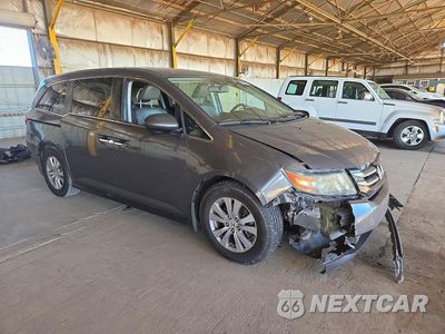 Czwarte zdjęcie samochodu z boku: 2016 HONDA ODYSSEY EXL VIN:5FNRL5H68GB035661 - miniatura